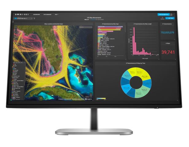 HP Series 5 524PF 23.8' / 24' 100Hz FHD IPS Monitor Anti-Glare 1920x1080 16:9 5ms Height Adjustment Tilt Pivot Swivel DP HDMI 4xUSB Hub 3yrs wty 9D9L6UT