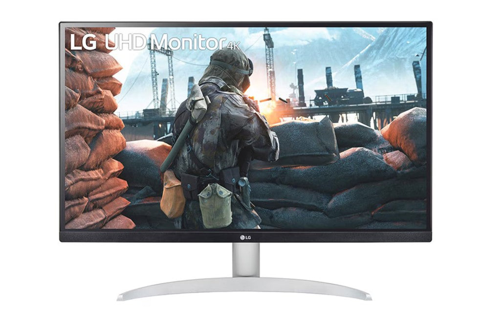 LG 27' 4K UHD IPS 60Hz Monitor, 3840x2160, DCI-P3 95%, VESA DisplayHDR 400, AMD FreeSync, Dynamic Action Sync, Black Stabilizer, Tilt adjustable 27UP600K-W