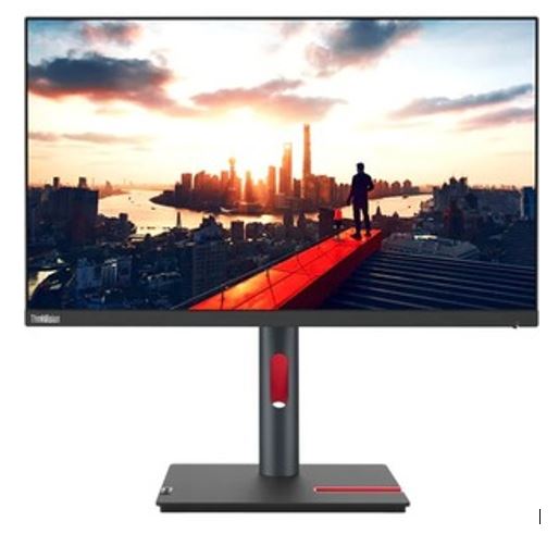 LENOVO ThinkVision P24h-30 23.8'/24' QHD USB-C Docking Monitor 2K 2560x1440 16:9 IPS Height Adjustable Tilt Swivel Pivot DP HDMI USB-C LAN USB3.2 63B3GAR6AU