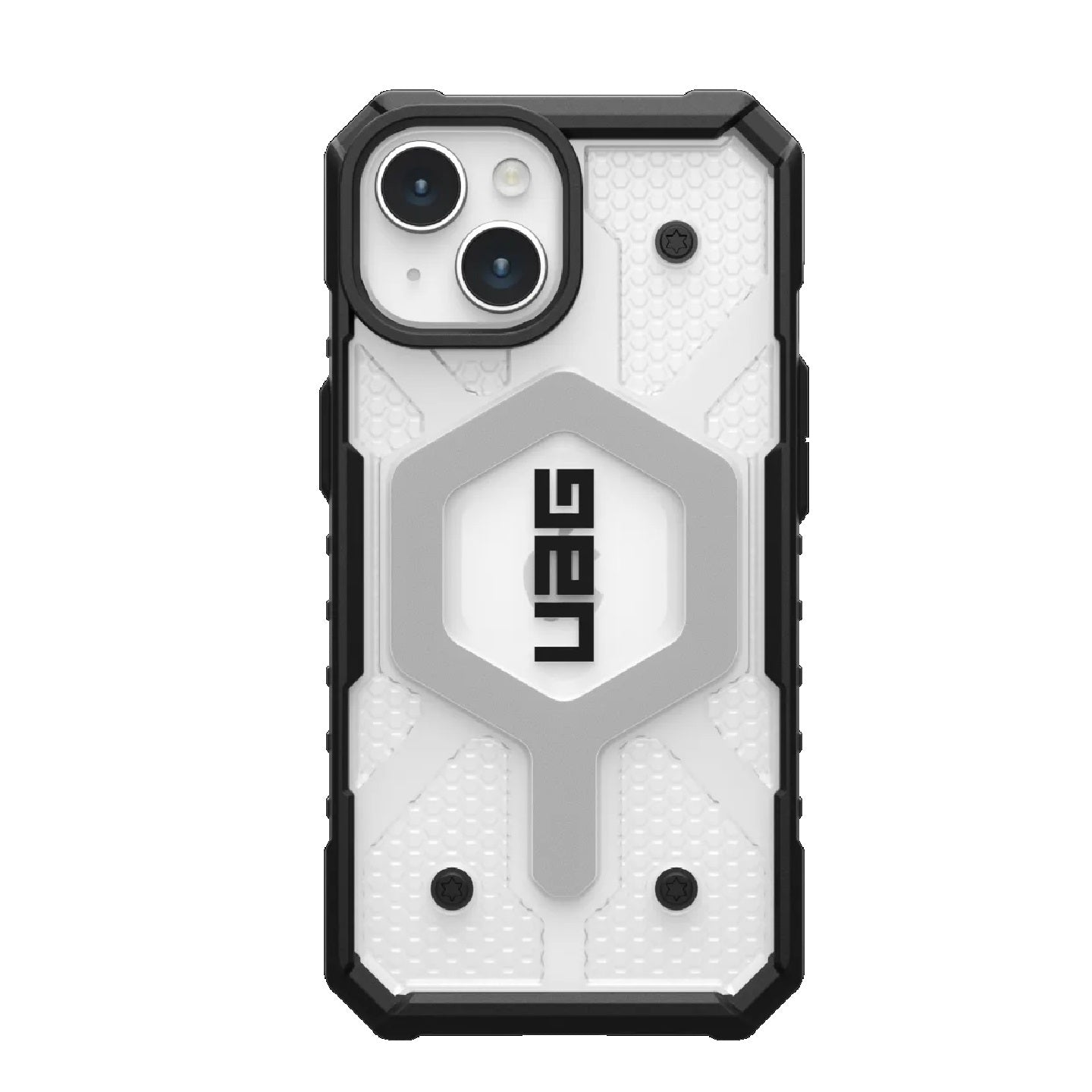 UAG Pathfinder MagSafe Apple iPhone 15 (6.1') Rugged Case - Ice (114291114343), 18ft. Drop Protection (5.4M), Tactical Grip, 10 Years Warranty 114291114343