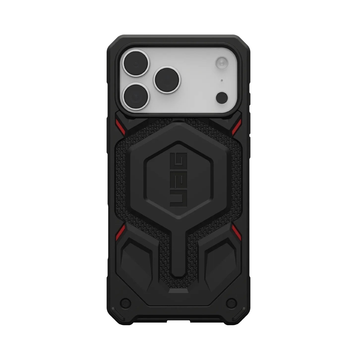 UAG Monarch Pro MagSafe Kevlar Apple iPhone 17 Pro (6.3') Rugged Case - Kevlar Black (114513113940), 25ft. Drop Protection (7.6M), 10 Years Warranty 114513113940