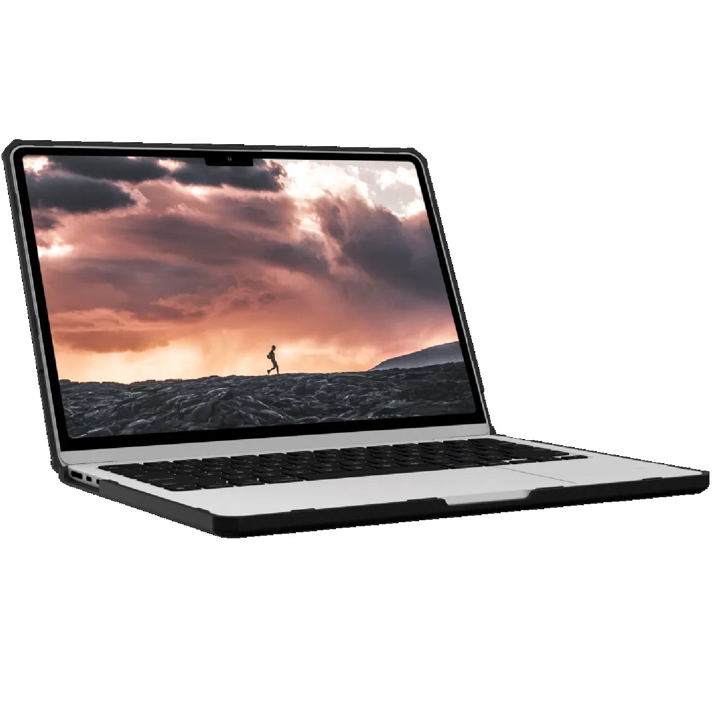UAG Plyo Apple MacBook Air (13') (M5/M4/M3/M2) Case - Ice/Black (134007114340), Tactile Grip Frame. DROP+ Military Standard, 1 Year Warranty 134007114340
