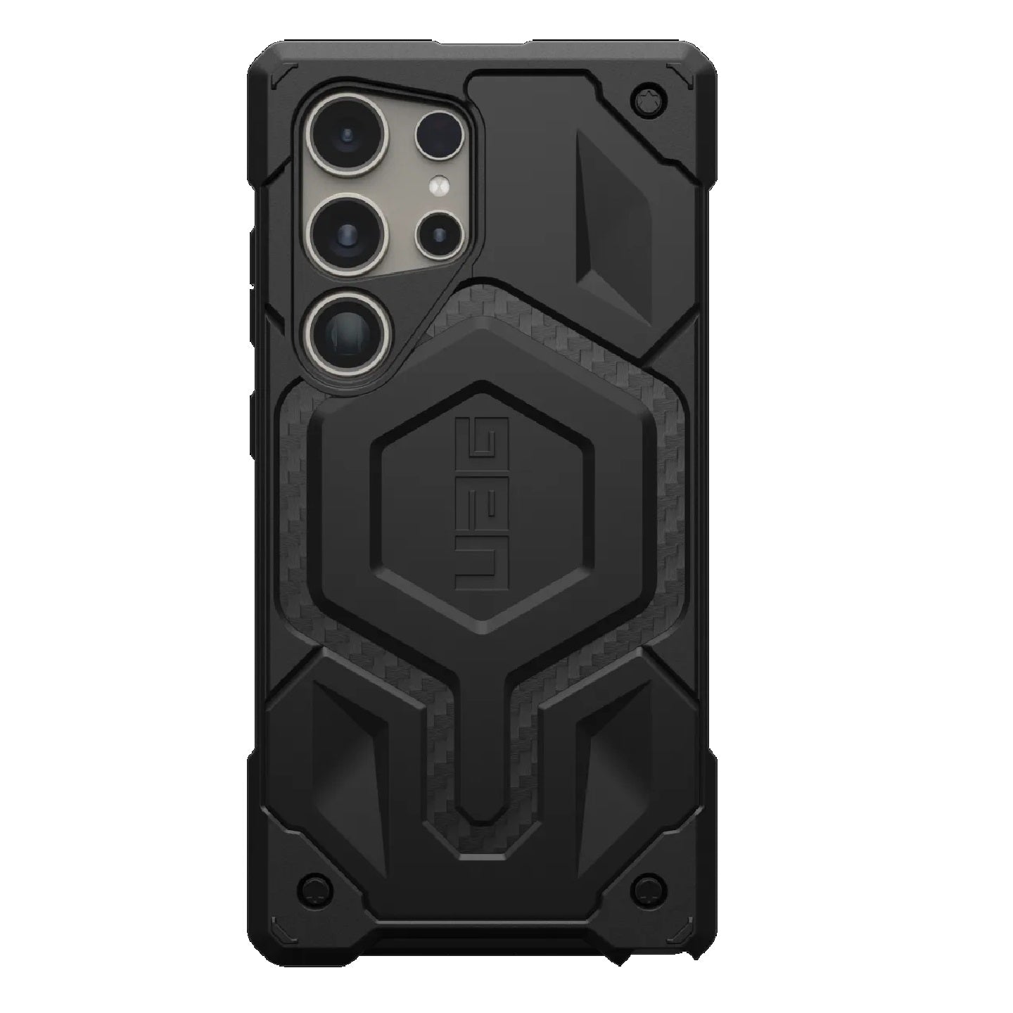 UAG Monarch Samsung Galaxy S24 Ultra 5G (6.8') Rugged Case - Carbon Fiber (214415114242), 20ft. Drop Protection (6M), Multiple Layers, 10 Years Warranty 214415114242