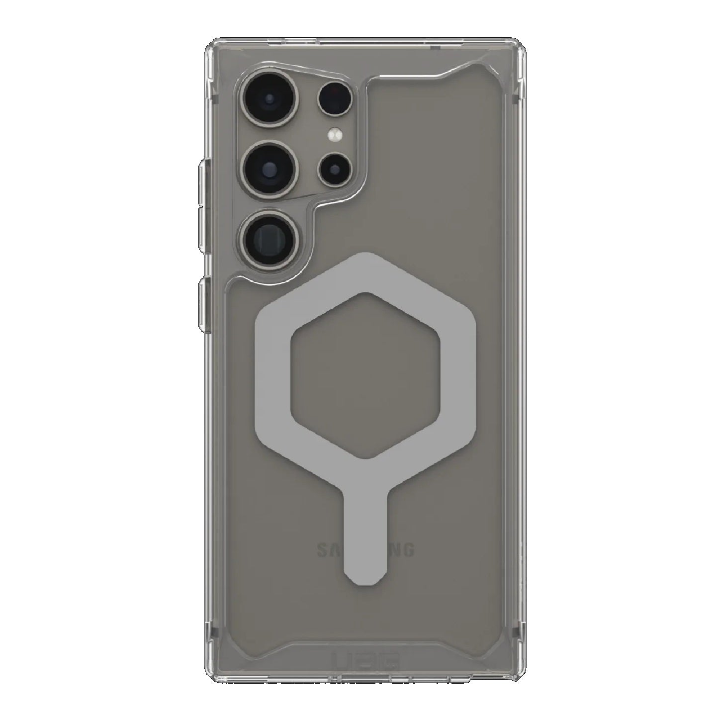 UAG Plyo Pro Magnetic Samsung Galaxy S24 Ultra 5G (6.8') Rugged Case - Ice/Silver (214431114333), 16ft. Drop Protection (4.8M), 10 Years Warranty 214431114333
