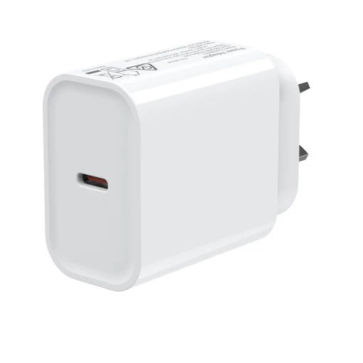 USP 45W GaN Single USB-C PD Power Adapter - White, Compact Design, Smart and Reliable, Built-in Safety Protection, 3 Years Warranty 6976552044417