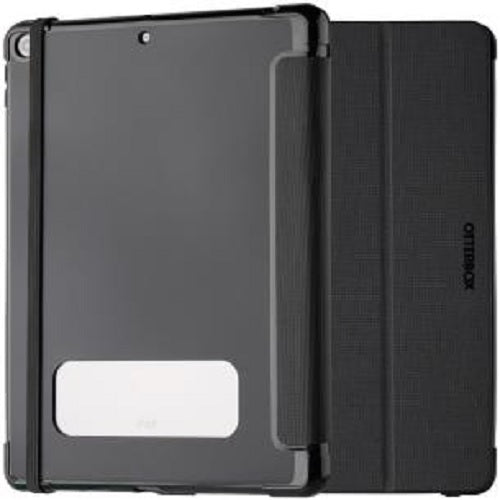 OtterBox React Folio Apple iPad (10.2') (9th/8th/7th Gen) Case Black ProPack -(77-92197), DROP+ Military Standard, Pencil Holder, Multi-Position Stand 77-92197