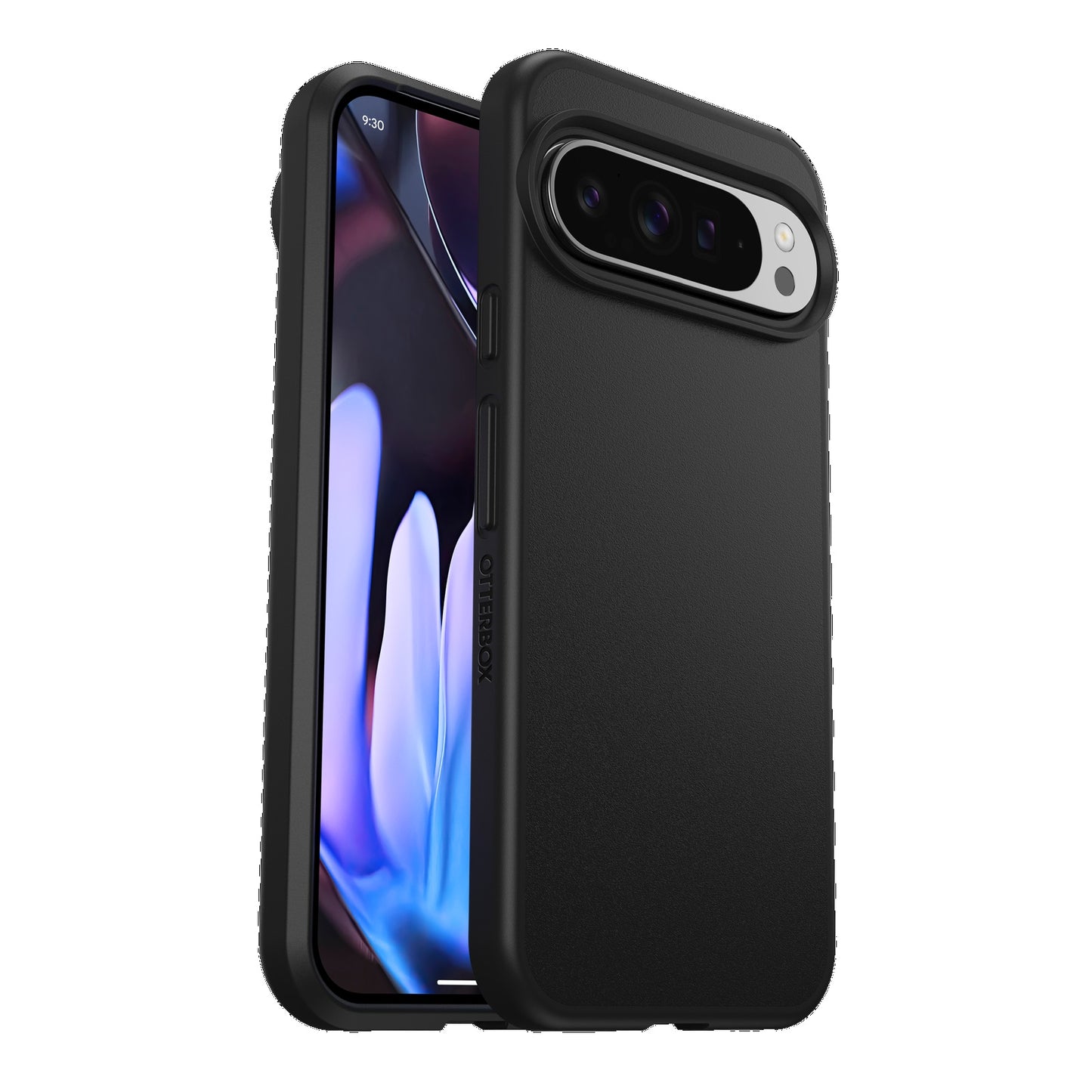 OtterBox React Google Pixel 9 Pro XL (6.8') Case Black - (77-95642), DROP+ Military Standard, Raised Edges, Hard Case, Soft Grip, 7 Years Warranty 77-95642