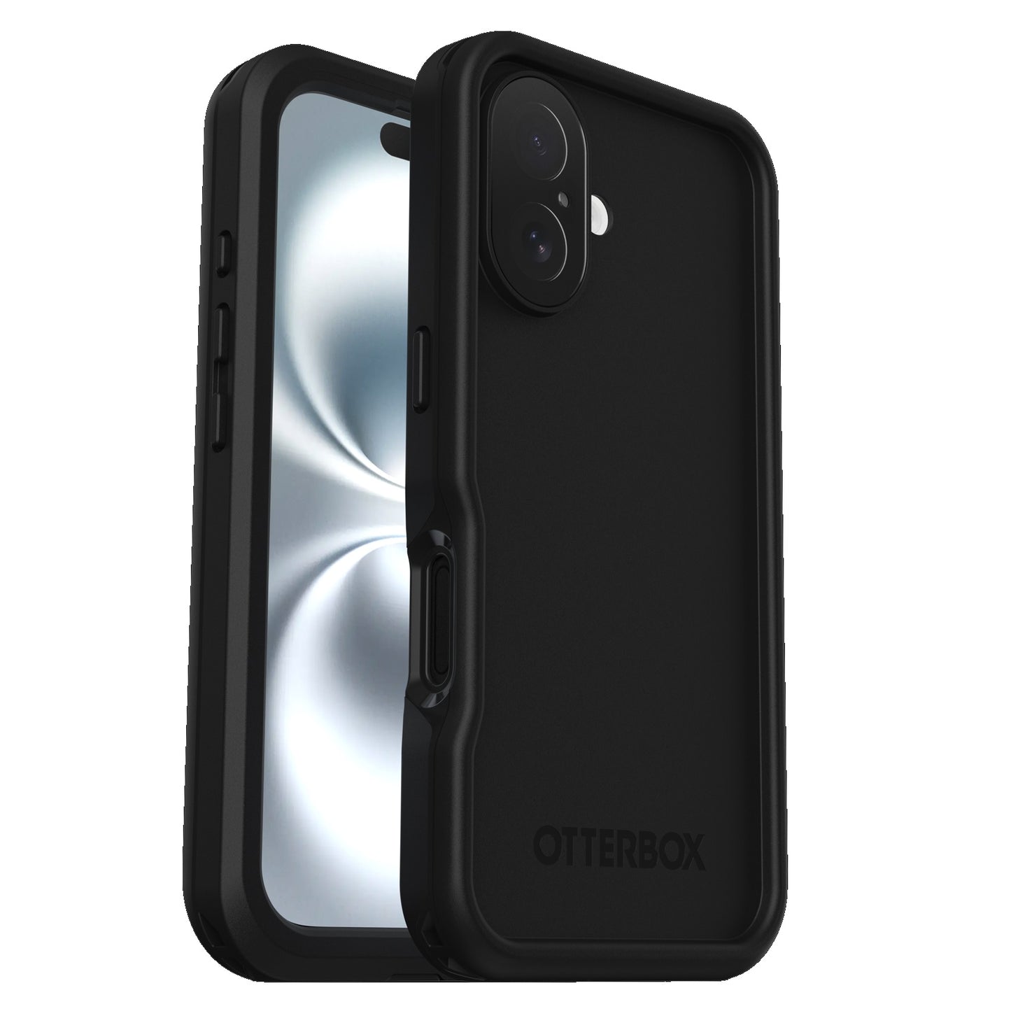 OtterBox FRE MagSafe Apple iPhone 16 (6.1') Case Black - (77-96144), DROP+ 5X Military Standard, 2M IP68, Built-In Screen Protector, 7 Years Warranty 77-96144