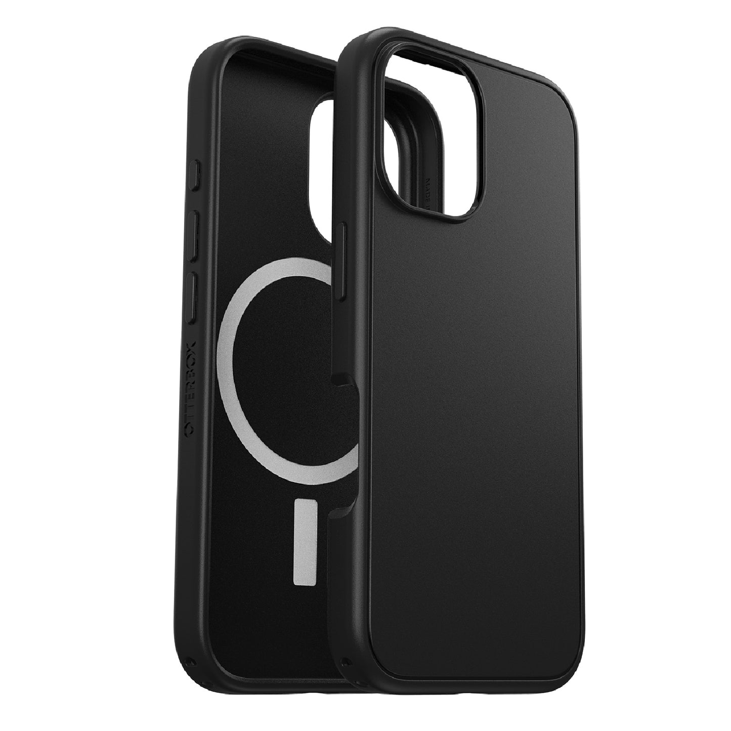 OtterBox Symmetry MagSafe Apple iPhone 16 (6.1') Case Black - (77-96542), Antimicrobial, DROP+ 3X Military Standard, Raised Edges, 7 Years Warranty 77-96542