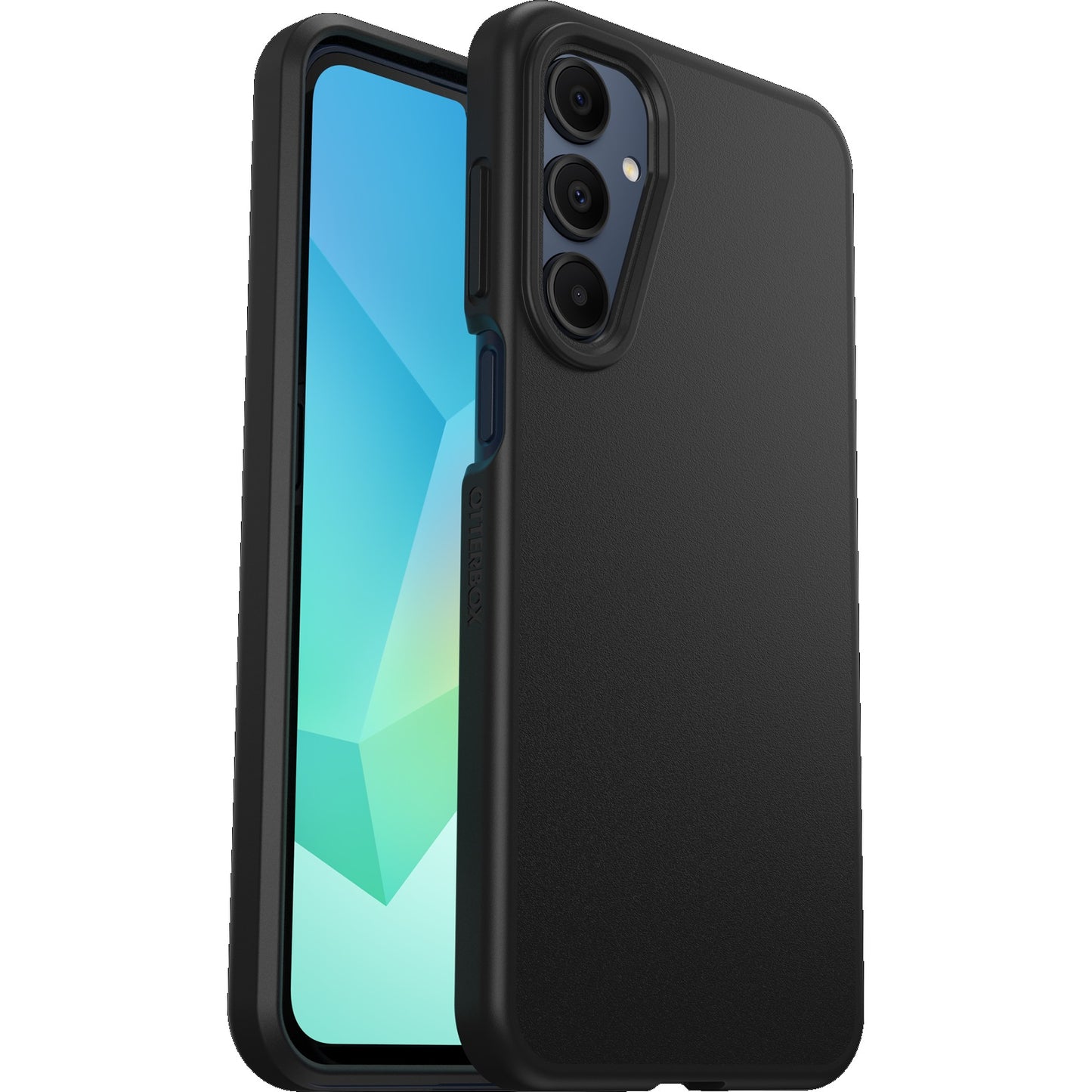 OtterBox React Samsung Galaxy A16 5G/ A16 4G (6.7') Case - Black (77-97668), Antimicrobial, DROP+ Military Standard, Raised Edges, 7 Years Warranty 77-97668