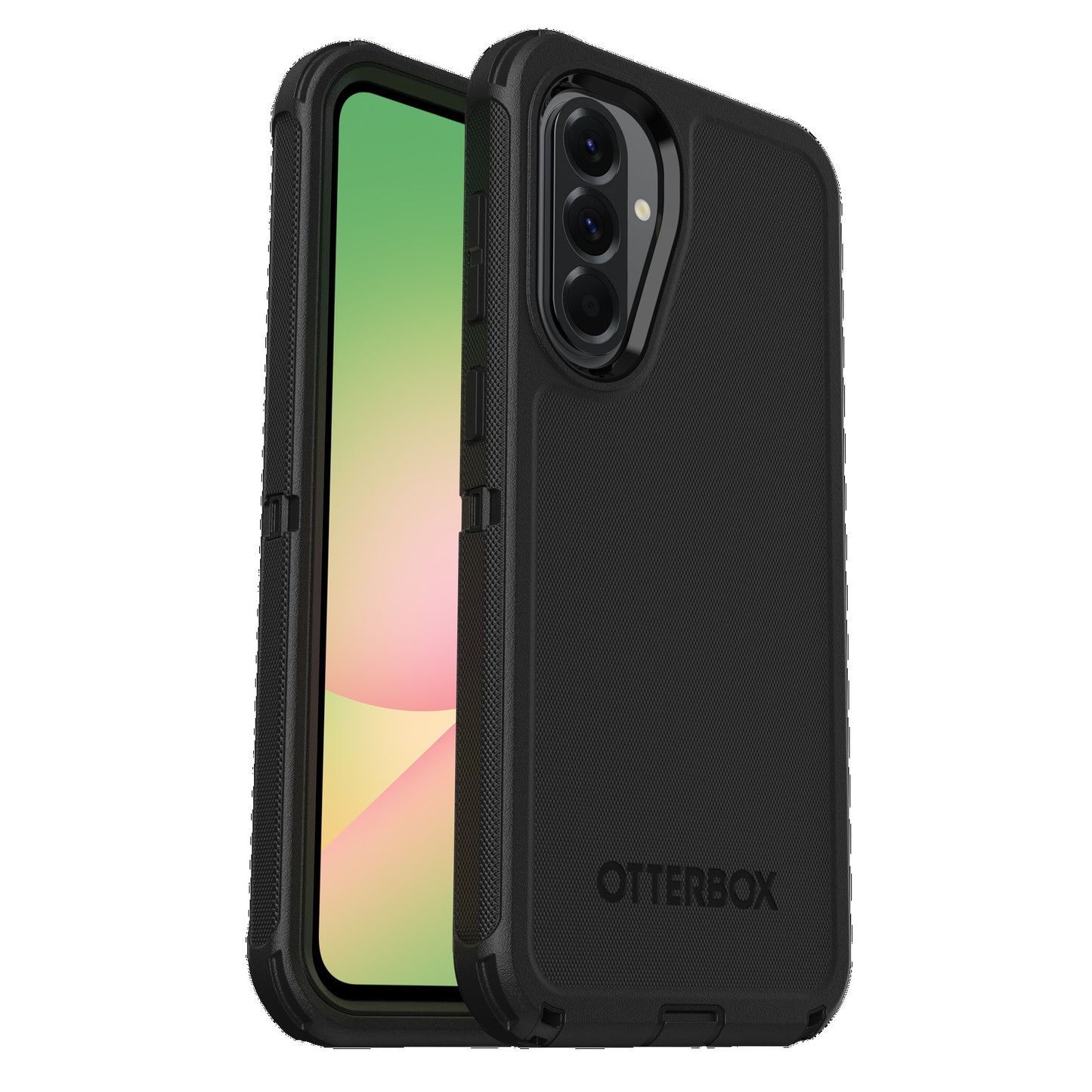 OtterBox Defender Samsung Galaxy A56 5G (6.7') Case Black - (77-97788), DROP+ 7X Military Standard, Multi-Layer, Port Covers, 7 Years Warranty 77-97788