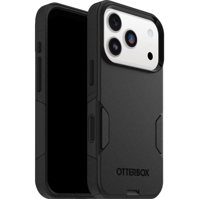OtterBox Commuter Apple iPhone 17 Pro (6.3') Case Black - (77-98323), DROP+ 3X Military Standard, Pocket Friendly, Hassle-Free, 7 Years Warranty 77-98323