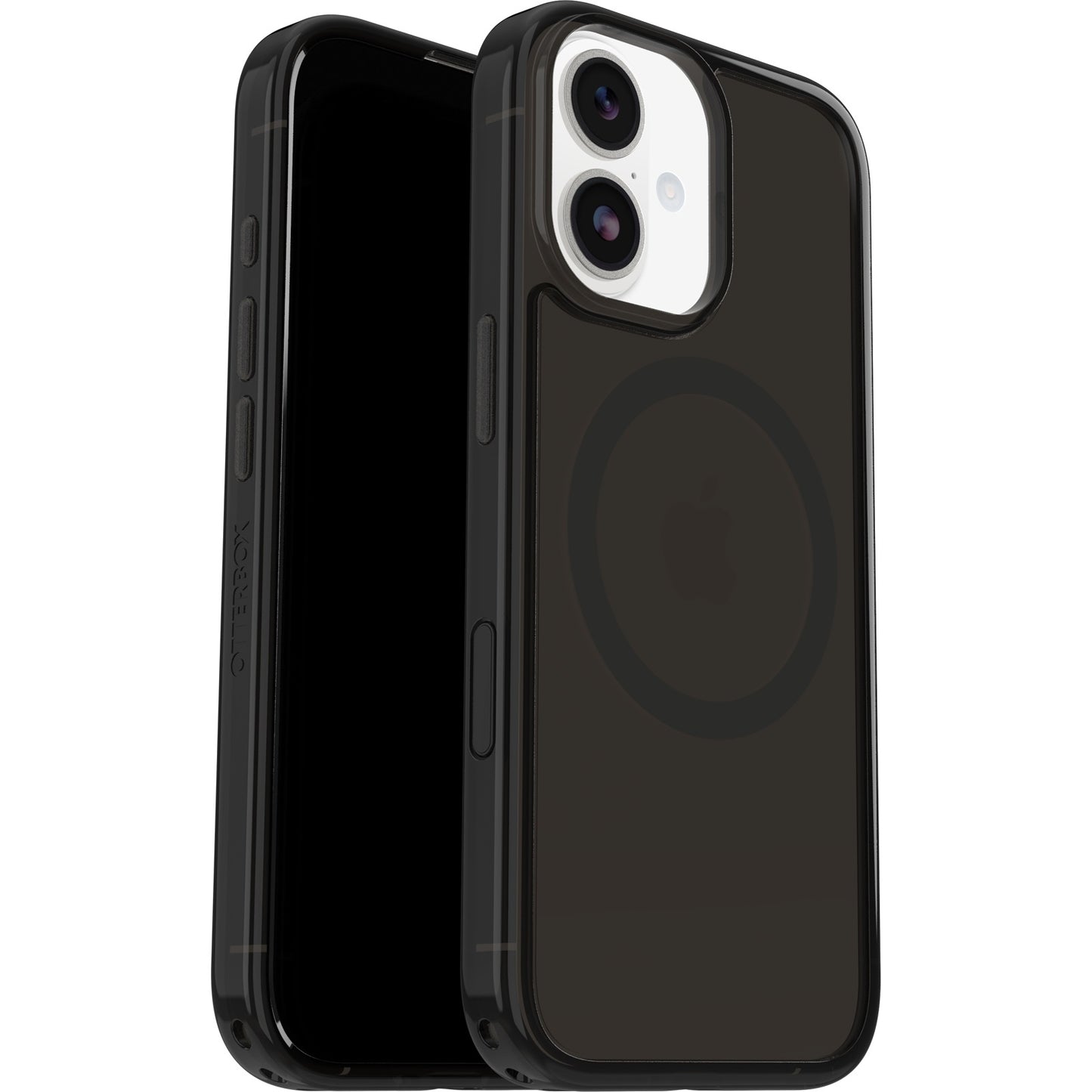 OtterBox Symmetry Clear MagSafe Apple iPhone 17 (6.3') Case Black Mist (Clear/Black) - (77-98801), DROP+ 3X Military Standard, 7 Years Warranty 77-98801