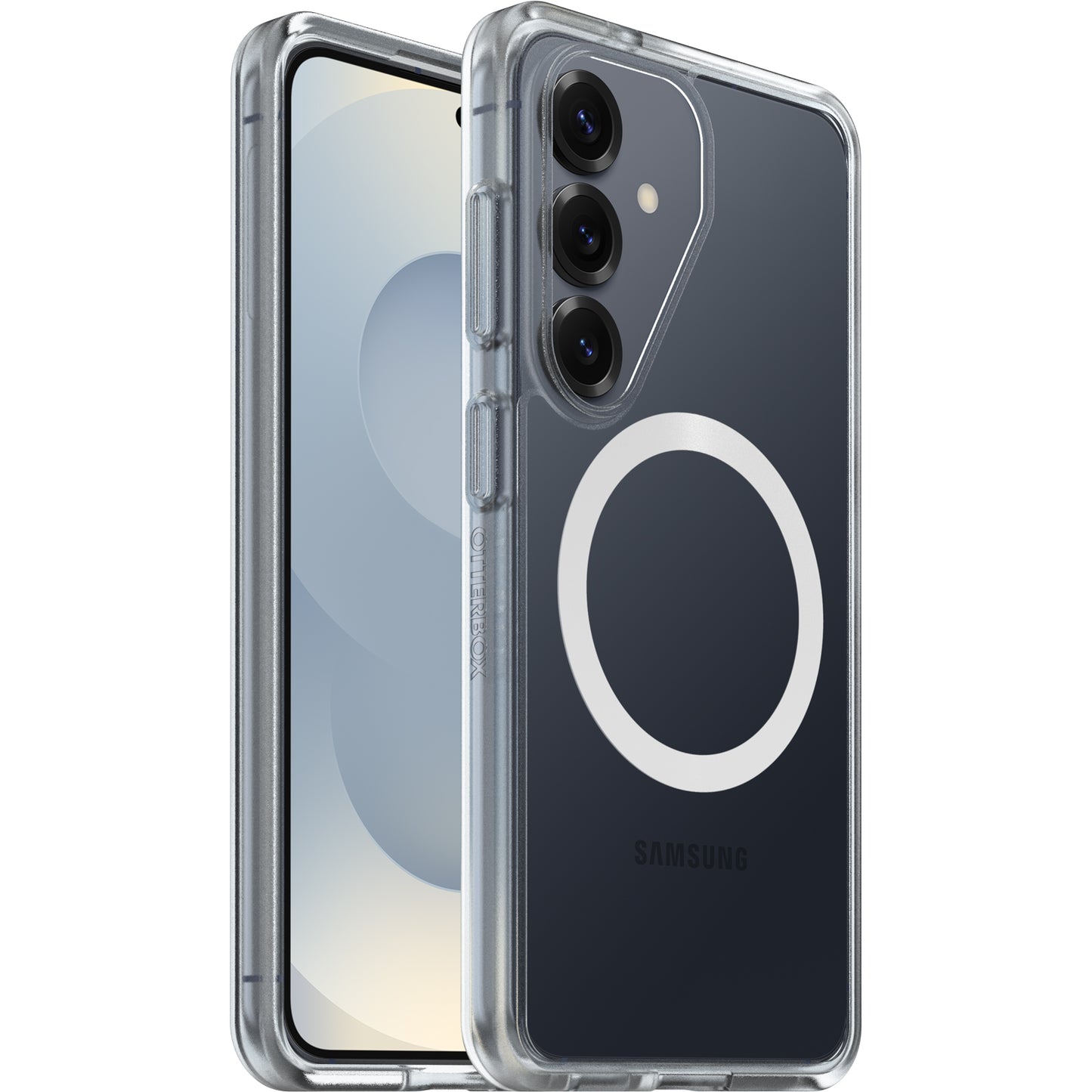 OtterBox React Magnets Samsung Galaxy S26 5G (6.3') Case Clear - (77-99941), DROP+ Military Standard, Raised Edges, 7 Years Warranty 77-99941