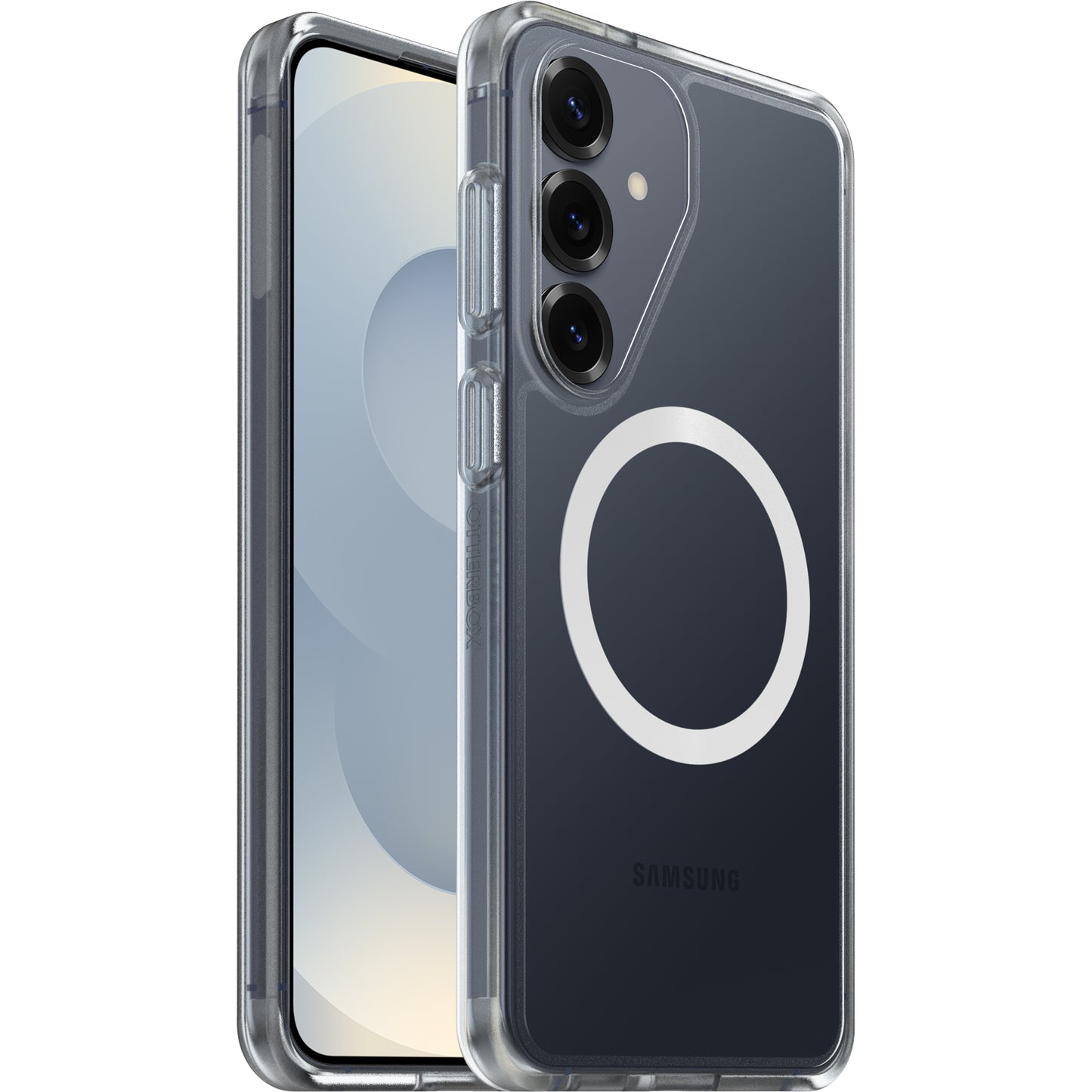 OtterBox React Magnets Samsung Galaxy S26+ 5G (6.7') Case Clear - (77-99942), DROP+ Military Standard, Raised Edges, 7 Years Warranty 77-99942