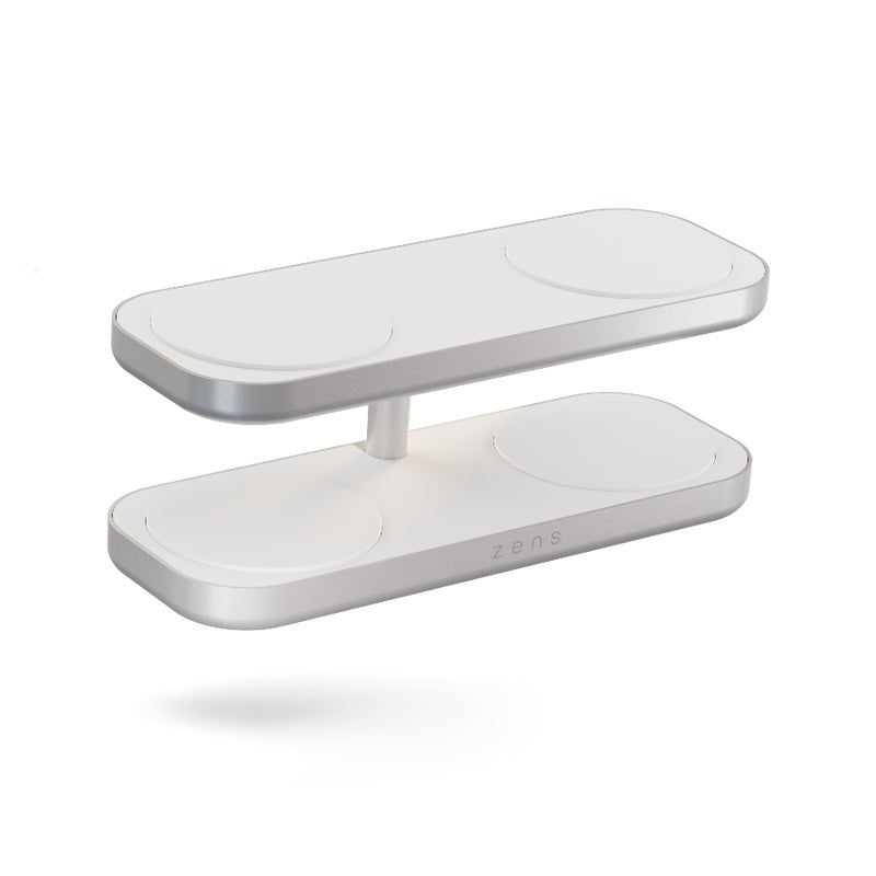 OtterBox 60W Zens Quattro Charger Pro 4 - White (78-81526), Qi2 Wireless Charging, Charge 4 Devices Simultaneously, 2 Years Warranty 78-81526
