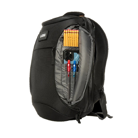 UAG Standard Issue 18-Liter Back Pack - Black (982570114040), Clamshell Body, Dedicated Side Laptop Storage, Weather-Resistant, comfortable foam-grip 982570114040