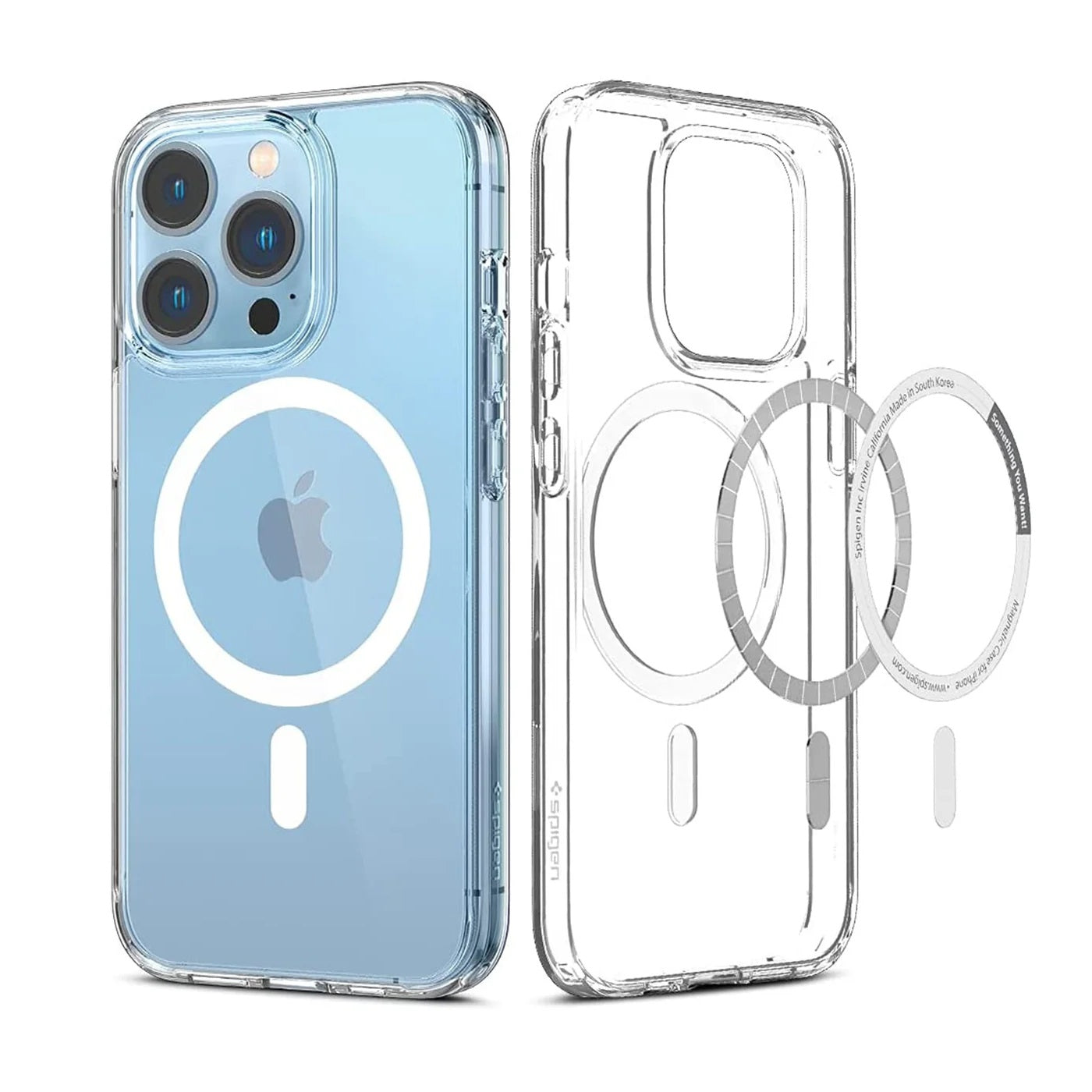 USP Apple iPhone 8 Plus/ iPhone 7 Plus Clear Case with MagSafe - Crystal Clear, 360 Rotating, Scratch Resistant, Durable, 3 Years Warranty ACWMS7P