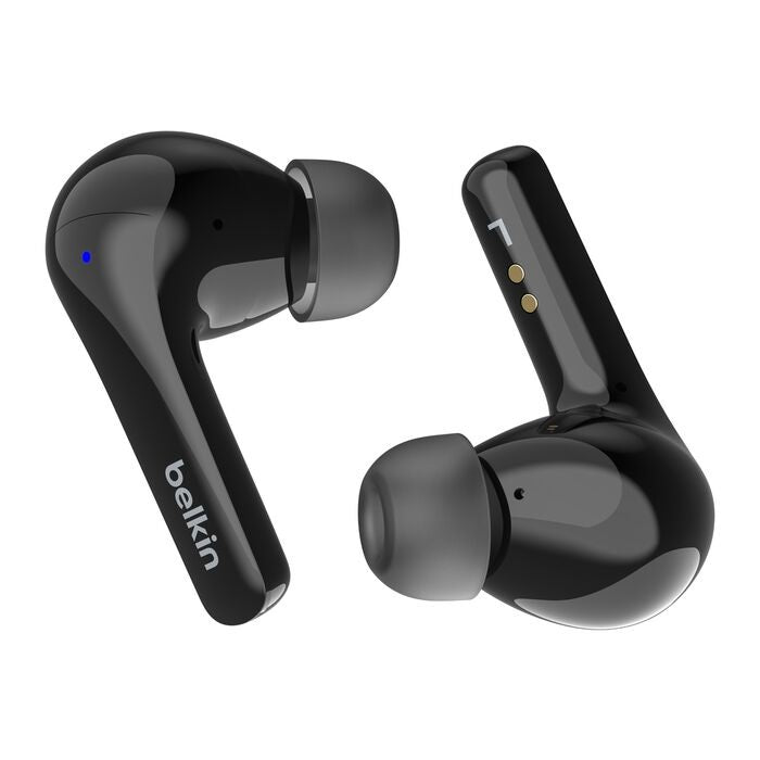 Belkin SoundForm Motion 2 True Wireless Earbuds - Black(AUC010fqBKV2), 33 Hours, Fast Charge, IPX5-Rated, Builit-in EQ presets, 2 Years Warranty AUC010fqBKV2