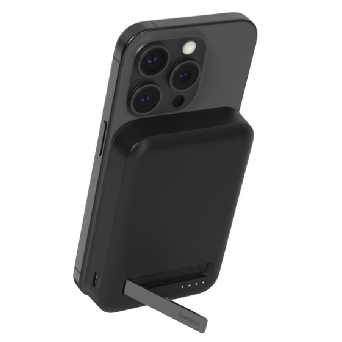 Belkin BoostCharge Pro 8k mAh Magnetic Power Bank With Qi2 + USB-C Cable (1M) - Black(BPD007BTBK), 15W, 1xUSB-C, Overcharge Protection, 2 Years Warranty BPD007BTBK