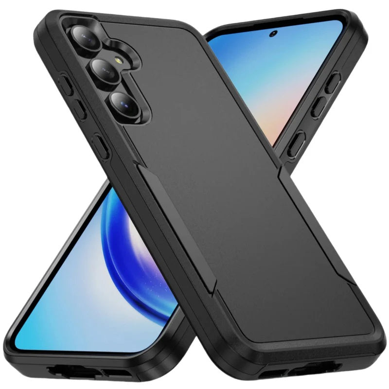 USP Rugged Samsung Galaxy S25 FE (6.7') Black Armor Light Case - No-Slip, Sleek, Ultimate Protection, Strong & Durable, DropProof, 3 Years Warranty CBALCS25FE