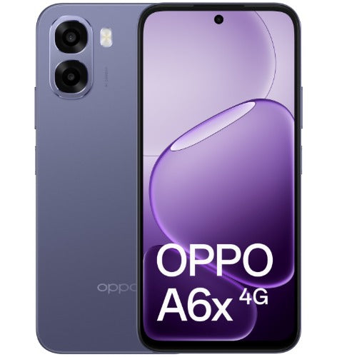 OPPO A6x 4G 128GB - Plum Purple (CPH2819AU Plum Purple)*AU STOCK*, 6.75', HD+, 120Hz, 4GB/128GB, 13MP/5MP, Dual SIM, 6100mAh, 2 Years Warranty CPH2819AU Plum Purple