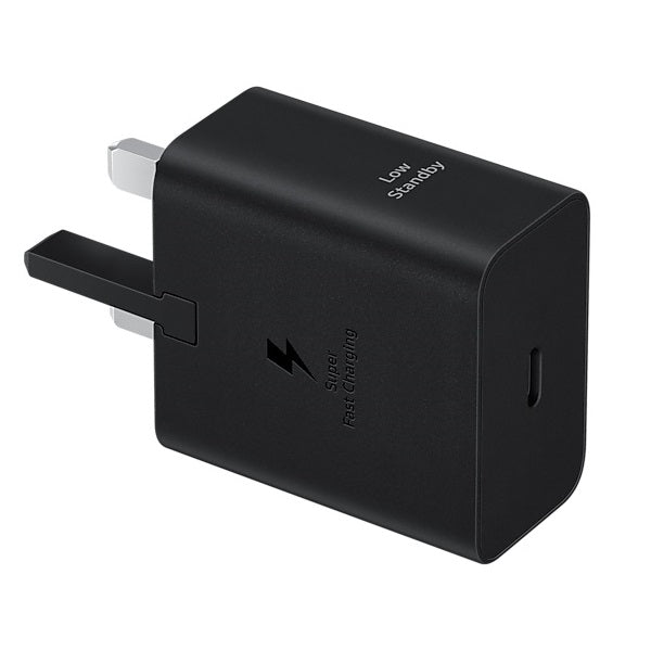 Samsung 25W GaN USB-C Fast Wall Charger - Black(EP-T2510NBEGAU), 1x USB-C, Supports up to 25W, Compact & Travel-Ready, 1 Year Warranty EP-T2510NBEGAU
