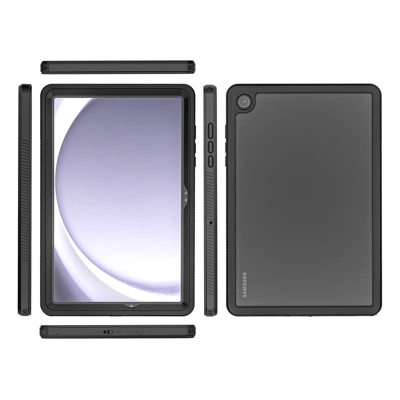 USP Samsung Galaxy Tab A9+ WaterProof Case Clear- 360 Rotation, DustProof, SnowProof, ShockProof, IP68, Durable, Perfect for Travel, 3 Years Warranty HDTWPA9PLUS