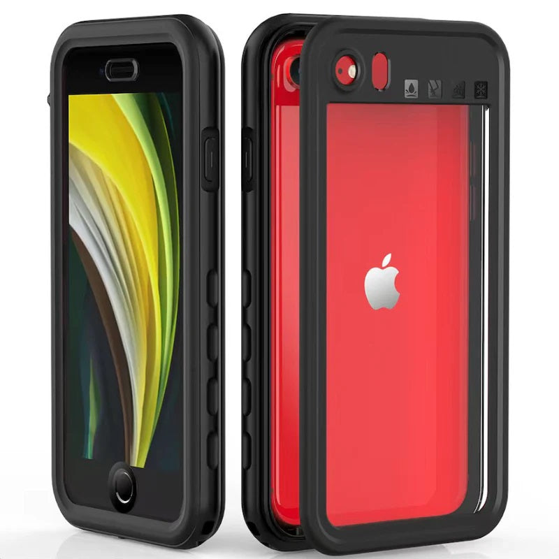 USP Apple iPhone SE (3rd & 2nd Gen) and iPhone 8/7 Waterprooof Case - Black, Military-Grade, Shockproof, Scratch Resistant, Durable, 3 Years Warranty HDTWPISE78
