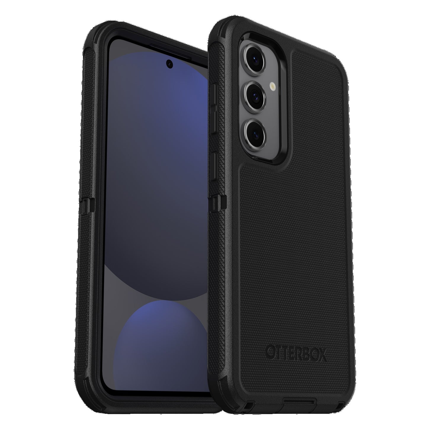 OtterBox Defender Samsung Galaxy S24 FE 5G (6.7') Case Black - (77-97095), DROP+ 7X Military Standard, Multi-Layer, Port Covers, 7 Years Warranty 77-97095