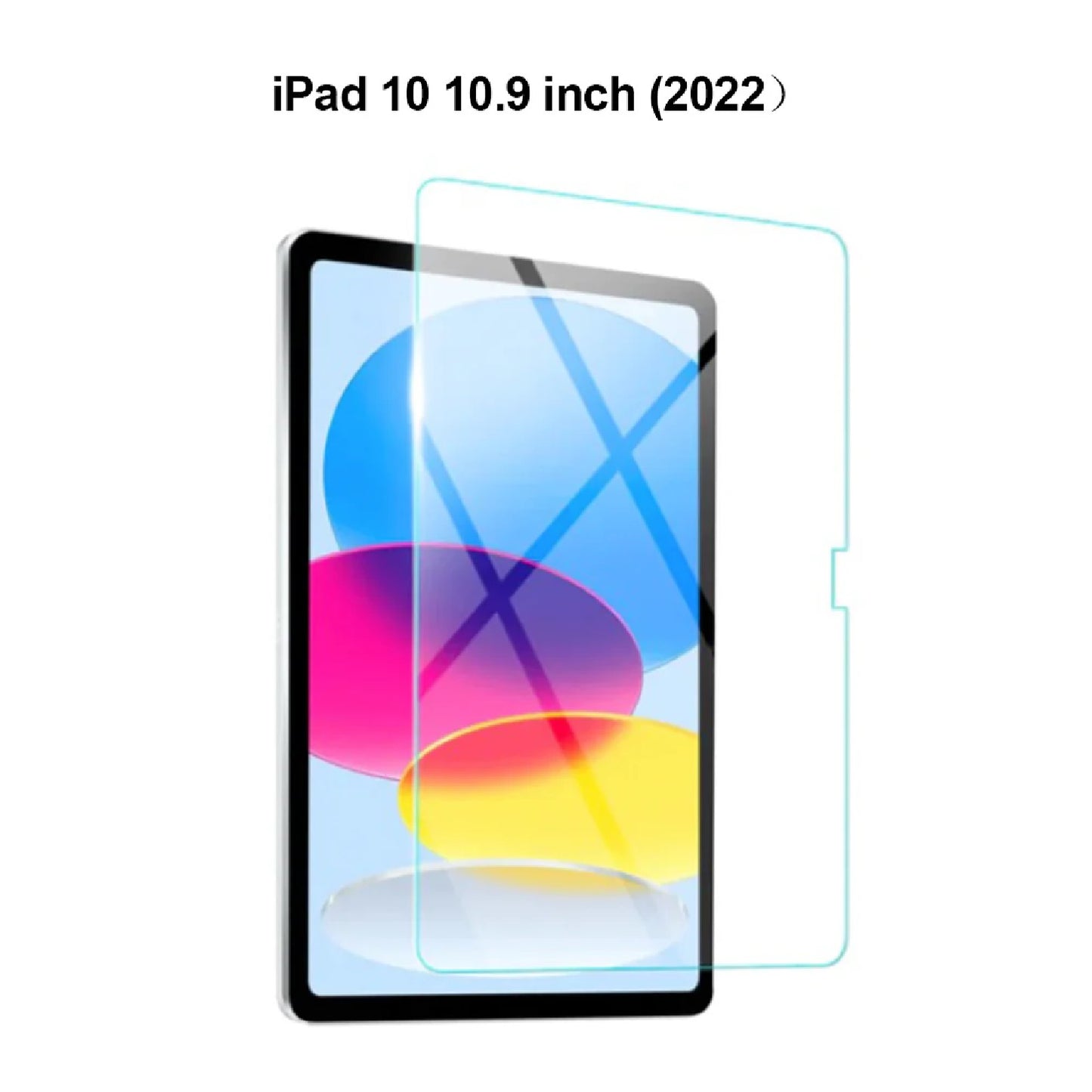 USP Apple iPad (11') (A16) (11th Gen) / iPad (10.9') (10th Gen) 2.5D Tempered Glass Screen Protector Clear - 9H Hardness, 5 Years Warranty 6976552042871