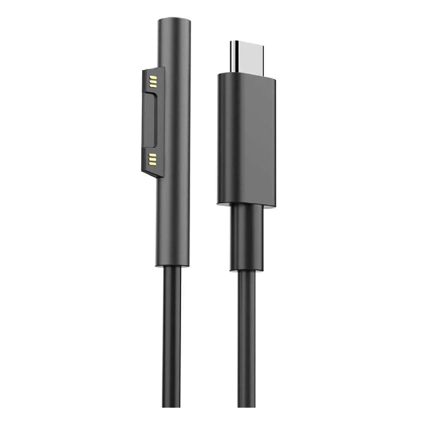 USP USB-C To Microsoft Surface Laptop Cable (1.5M) Black - 3A, Surface Pro, Surface Go, Surface Book, Magnetic Connection, 5 Years Warranty SP6543BC15V