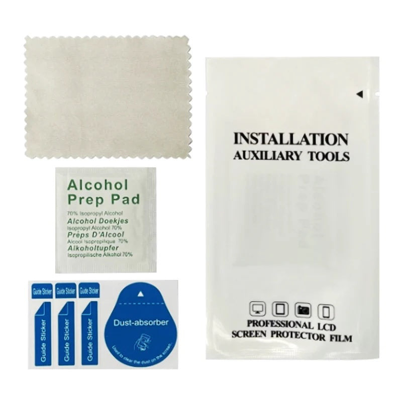 USP Screen Protector Cleaning Pack - Clean Wipes, Dust Absorber, 5 Years Warranty SPCP