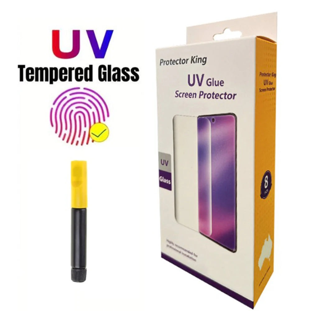 USP Samsung Galaxy S20+ UV Tempered Glass Screen Protector - 9H Surface Hardness, Shock Resistant, WaterProof, UV-Resistant, 3 Years Warranty SPUS20P