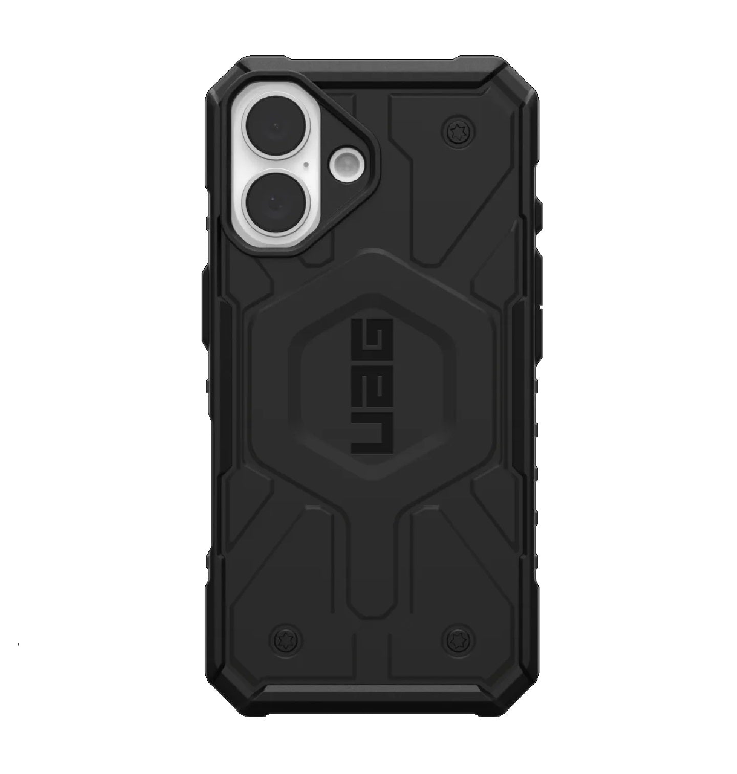 UAG Pathfinder MagSafe Apple iPhone 16 (6.1') Rugged Case - Black (114470114040), 18ft Drop Protection (5.4M), Tactical Grip, 10 Years Warranty 114470114040