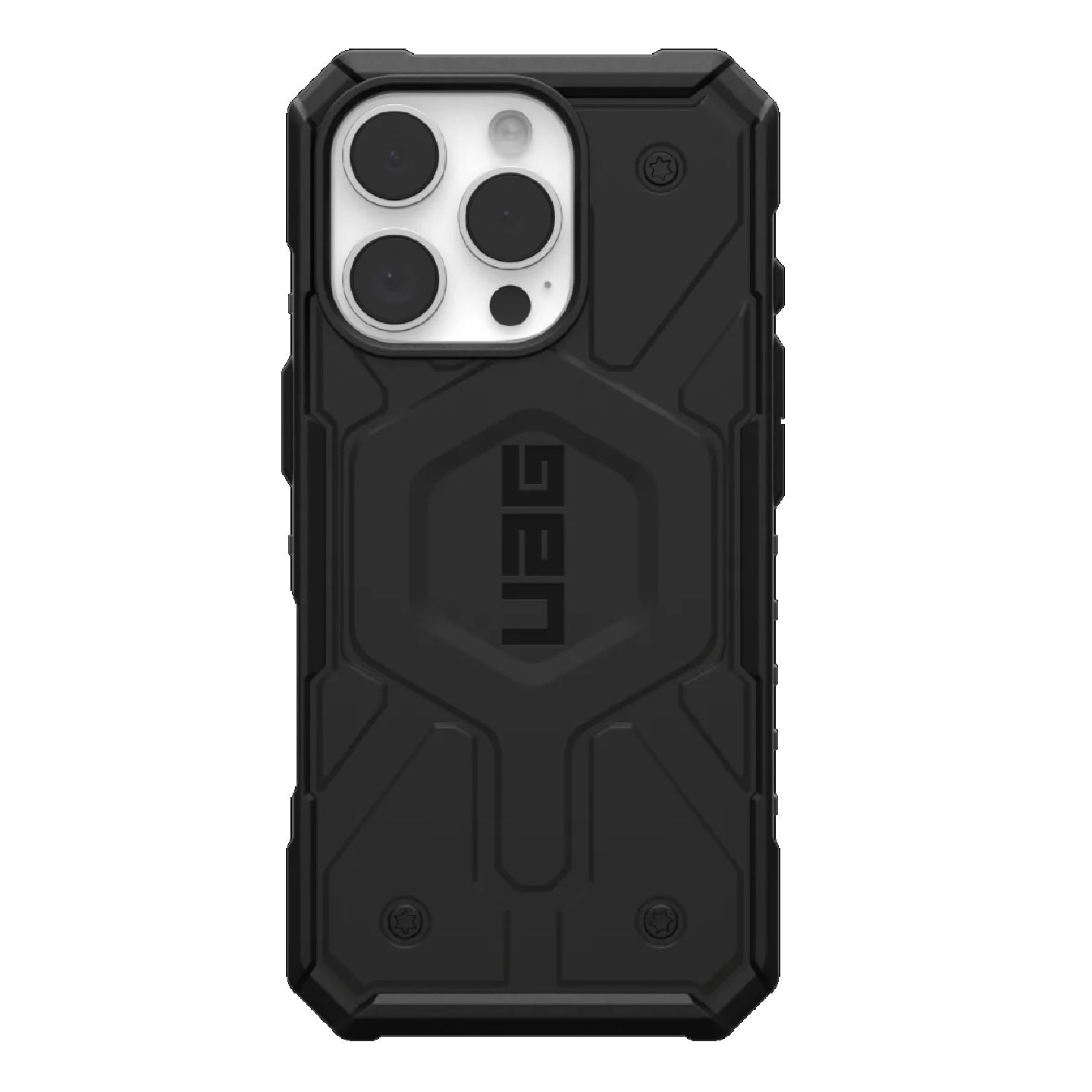 UAG Pathfinder MagSafe Apple iPhone 16 Pro (6.3') Rugged Case - Black (114468114040), 18ft Drop Protection (5.4M), Tactical Grip, 10 Years Warranty 114468114040