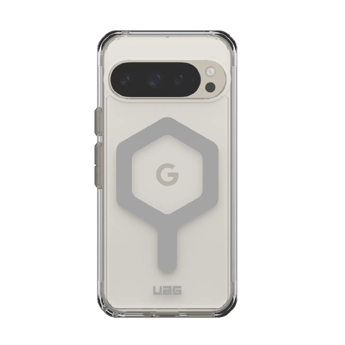 UAG Plyo Pro Google Pixel 9 Pro (6.3') Rugged Case - Ice/Silver (614458114333), 16 ft.Drop Protection(4.8M), Built-In Magnetic Module, 10 Years Warranty 614458114333