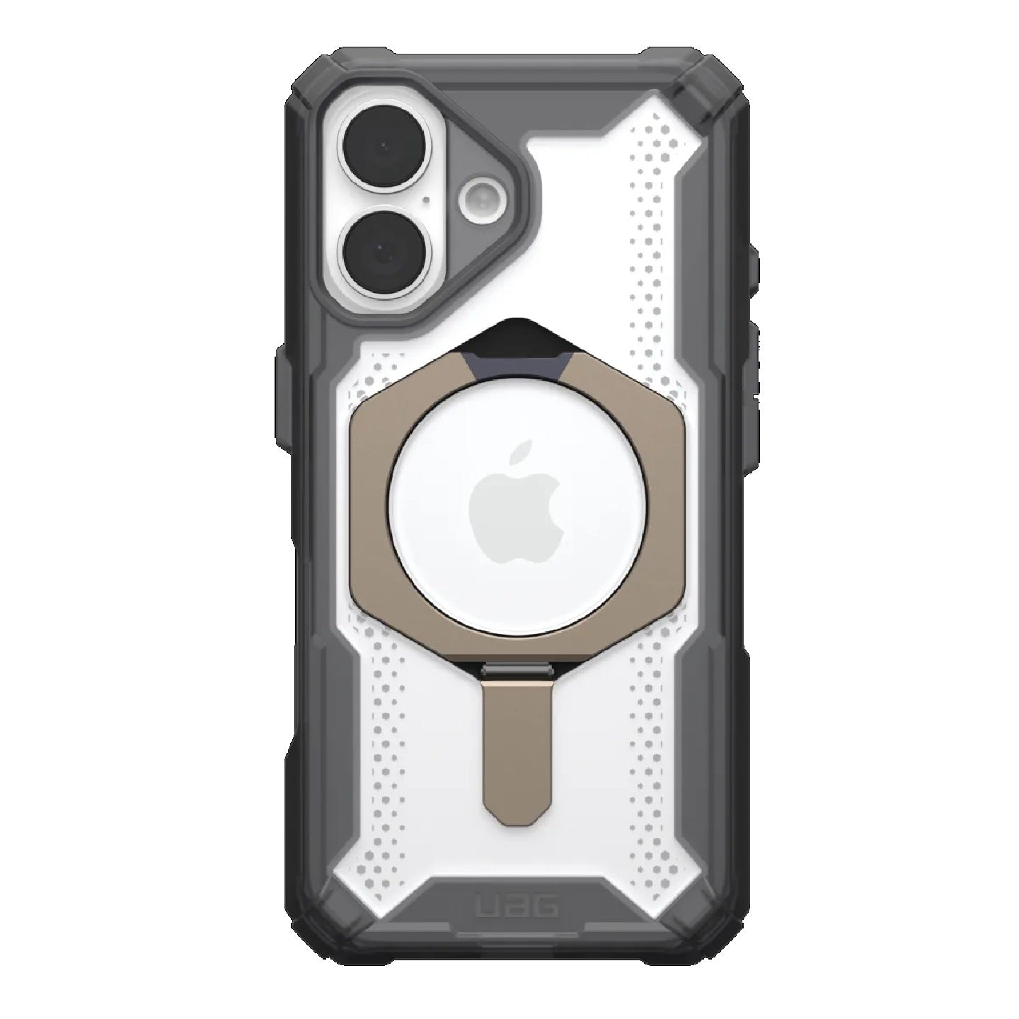 UAG Plasma XTE MagSafe Apple iPhone 16 (6.1') Rugged Case - Ash/Titanium (114476113136), 20ft. Drop Protection (4.8M), Enhanced Corners, 1 Year Warranty 114476113136