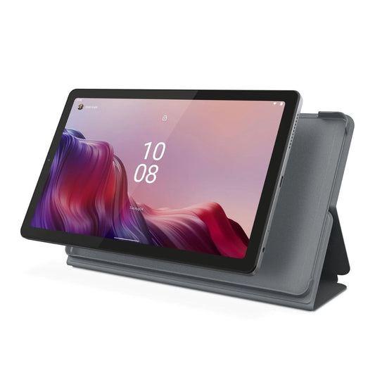 Lenovo Tab M9 Folio Case - Grey (ZG38C04869), All Around Protection, Brimless Style, Dual Mode Stand, Protective Film Include, 1YR ZG38C04869