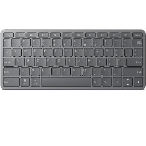 Lenovo Multi-Device Wireless Keyboard - (ZG38C05811), Connect upto 3 devices, Convenient & Comfort typing, Flexible connectivity, 1 Year Warranty ZG38C05811