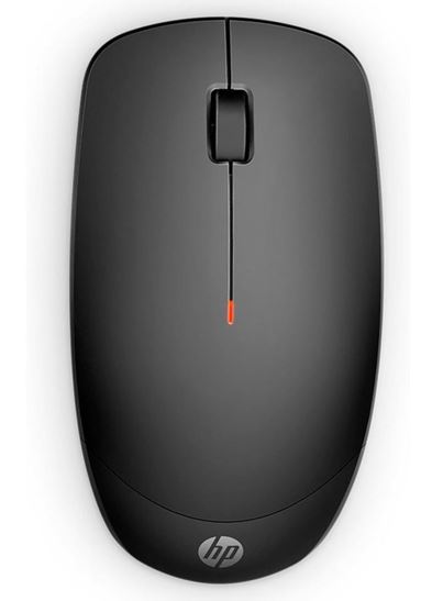 HP 235 Slim USB Optical Wireless Mouse - 2.4GHz 1600DPI 3 Buttons Red Optical Tracking Comfortable Sleek Durable USB Dongle 18 mths battery life 4E407UT