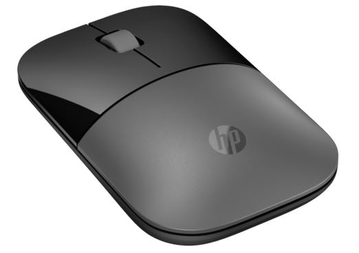 HP Wireless Mouse Z3700 Dual Silver ambidextrous design Optical Bluetooth USB-A Compatible with Windows 11 /10 macOS and Chrome OS 758A9AA