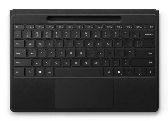 Microsoft Surface Pro Flex Keyboard for PRO 12/11/10/9/8 Surface Typecover with Slim Pen 2 storage and charging tray backlit wireless BT Black-No PEN ZRA-00016