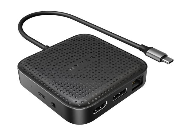 Targus HyperDrive USB4 Mobile Dock USB-C 100W PD Passthrough 8K@30Hz 4K@60Hz 1xDP1.4 1xHDMI2.1 2xUSB-A 1xUSB-C 1xUSB4 Black 2Y WTY HD583-GL