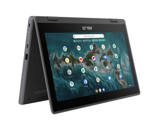 ASUS Chromebook 11.6' HD, N4500, 4, 32, Rugged, ZTE, Dark grey, 2xUSB-A, 2xUSB-C, ChromeOS, 1Y CR1100CKA-GJ0144