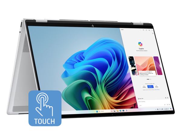 HP OmniBook X Flip 16' 3K OLED TOUCH Intel U5-226V 16GB DDR5 512GB SSD Windows 11 Home Arc 130V GPU CoPilot+ PC NPU 40 TOPS WIFI7 1yr OS 1.8kg BD5Q9PA#ABG