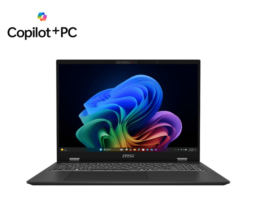 MSI Prestige Series Notebook 16' UHD Intel Core Ultra 9 288V Embedded 32GB LPDDR5x-8533 2xM.2 SSD slot Windows11 Intel Arc Graphics Prestige 16 AI+B2VMG-086AU