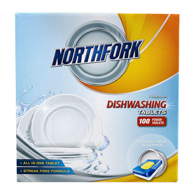 Northfork Dishwashing Tablets All in One Box of 100 - 631193538