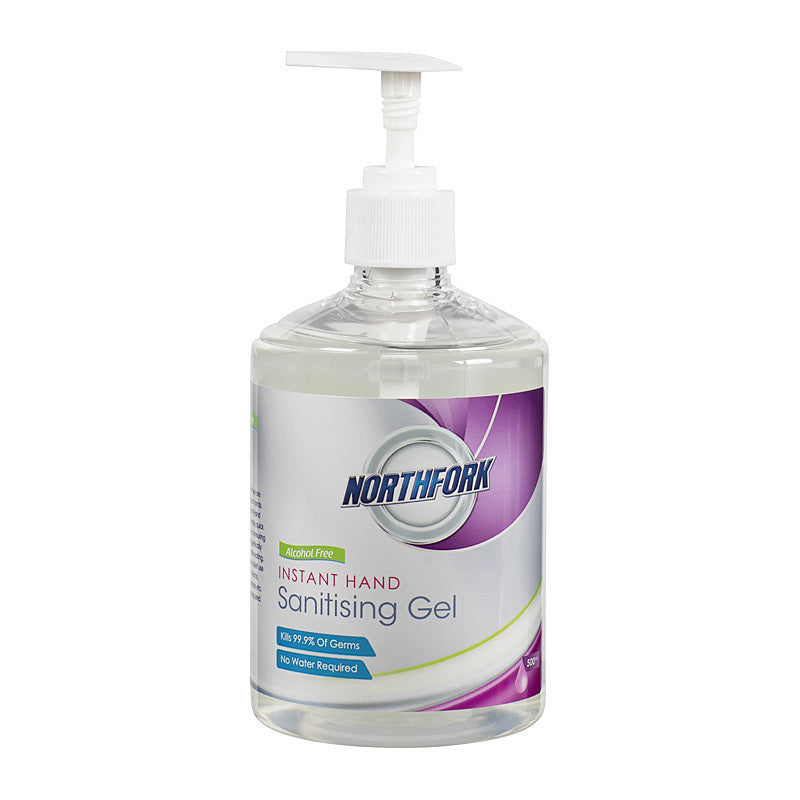 Northfork Instant H/Sanitis Gel Alcohol Free 500ml - 635160300