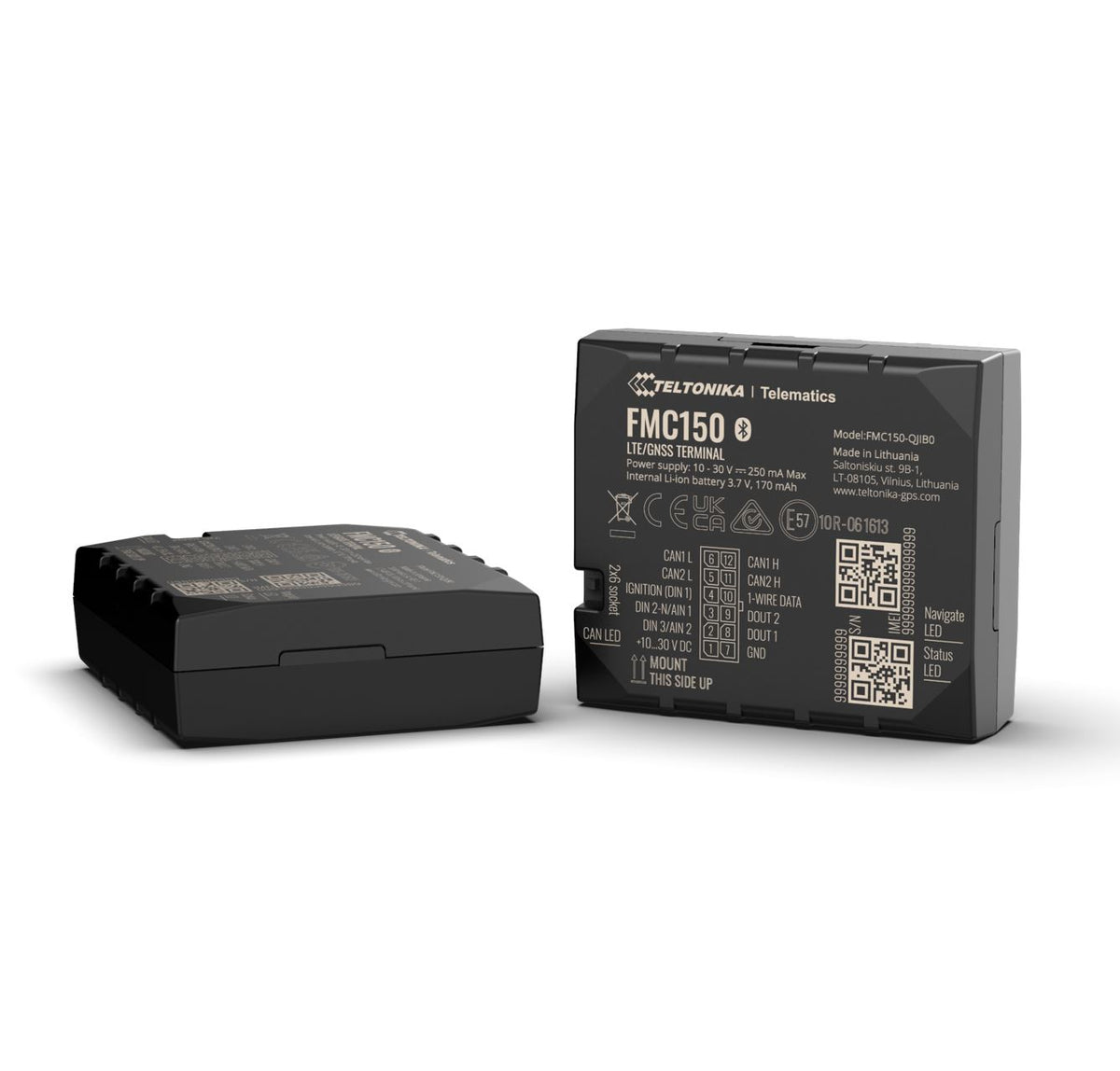 Teltonika FMC150 - Advanced 4G LTE Cat 1 GPS Tracker with Integrated CAN Data Processor FMC150UAXW01